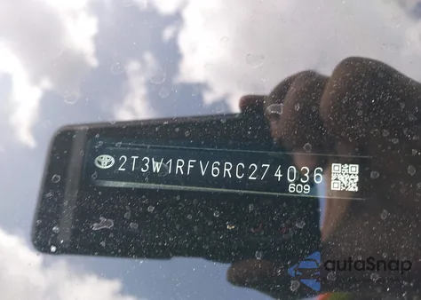 2024 Toyota Rav4 Xle из США, поврежденный, VIN 2T3W1RFV6RC274036